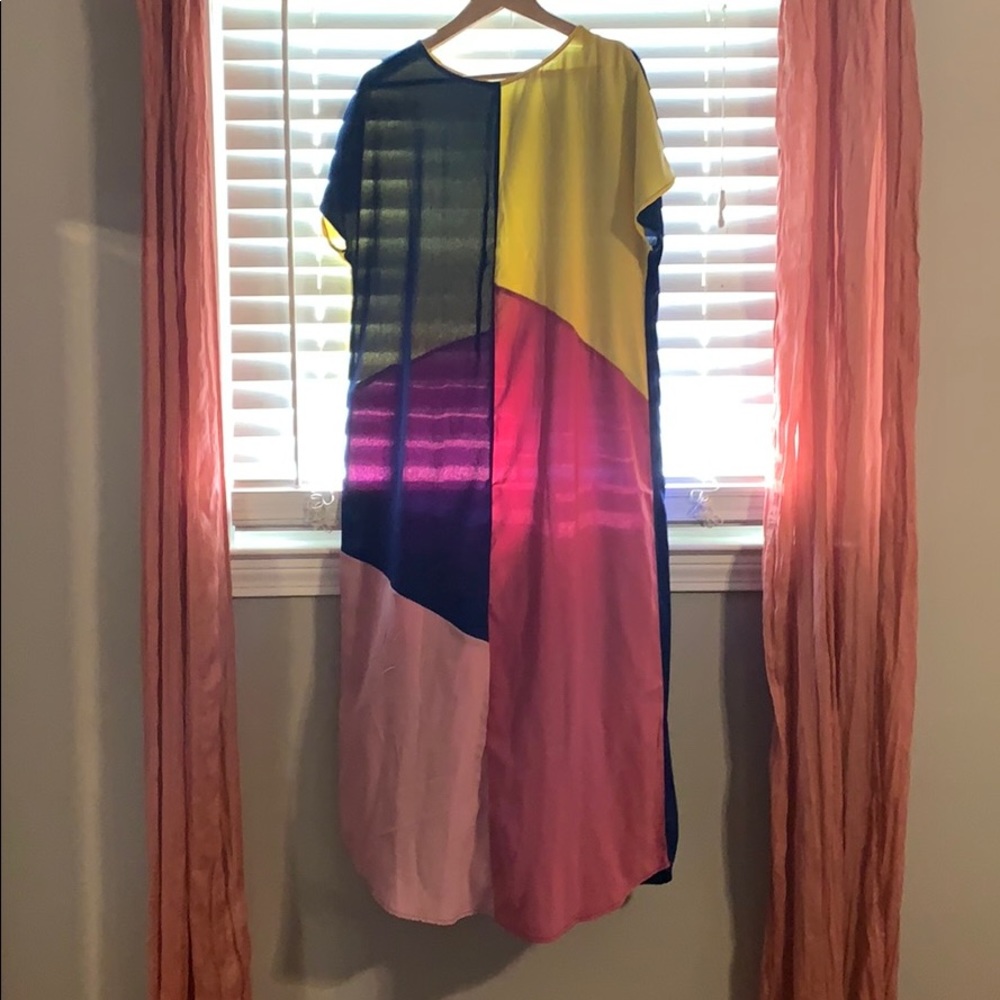 Very Fun Mod Color Block Maxi. - image 1